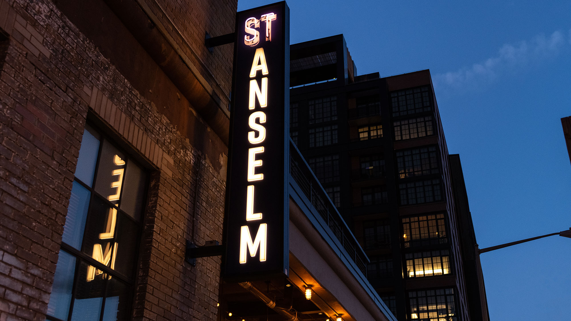 Street view of the St. Anselm bar in Washington D.C
